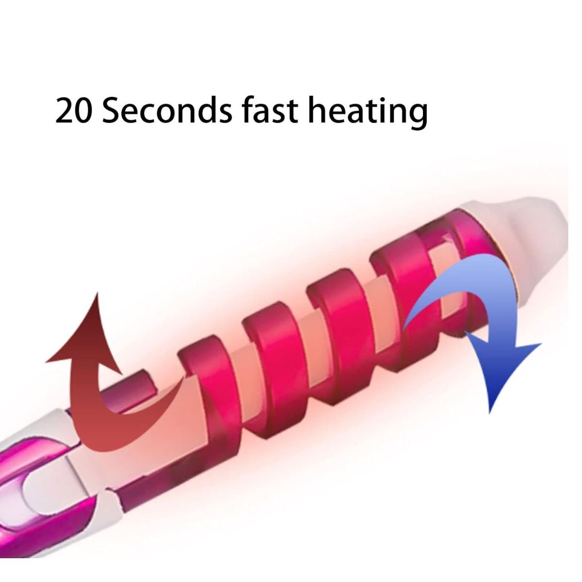 GENERICO - Rizador De Cabello Portatil - Morado