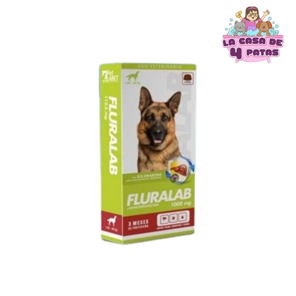 GENERICO - FLURALAB 20 KG A  40 KG ANTIPULGAS CON HEPATOPROTECTOR