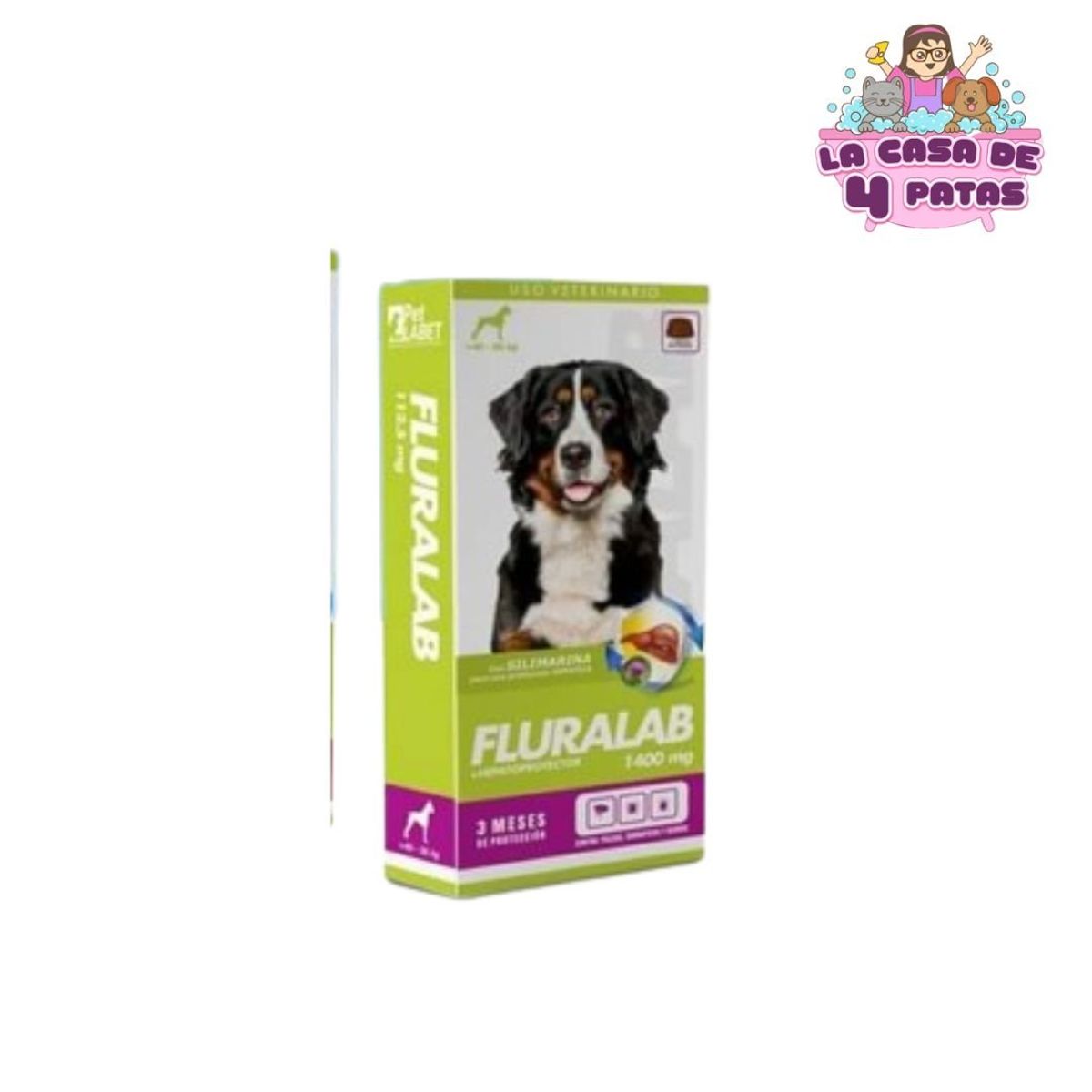 GENERICO - FLURALAB 40 KG A  56 KG ANTIPULGAS CON HEPATOPROTECTOR