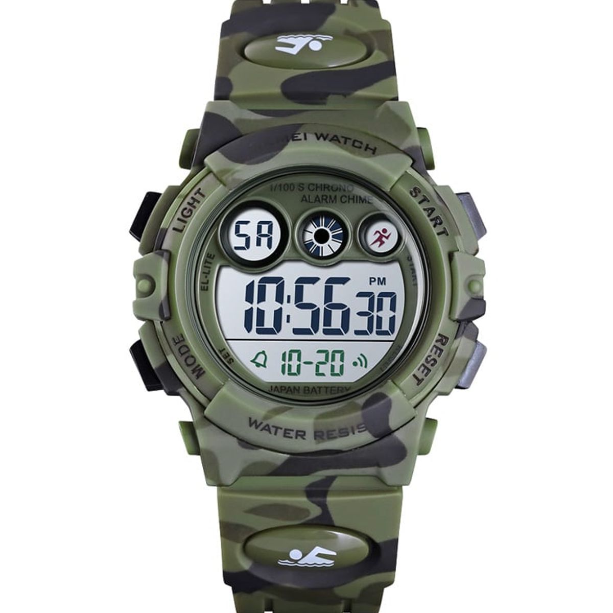 SKMEI - Reloj Skmei 1547 original camuflado con luces para niños