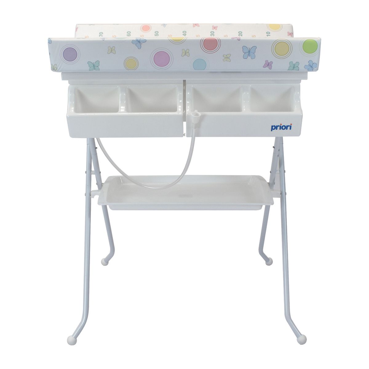 PRIORI - Bañera Con Cambiador Para Bebe Plegable Priori Bali Ballons