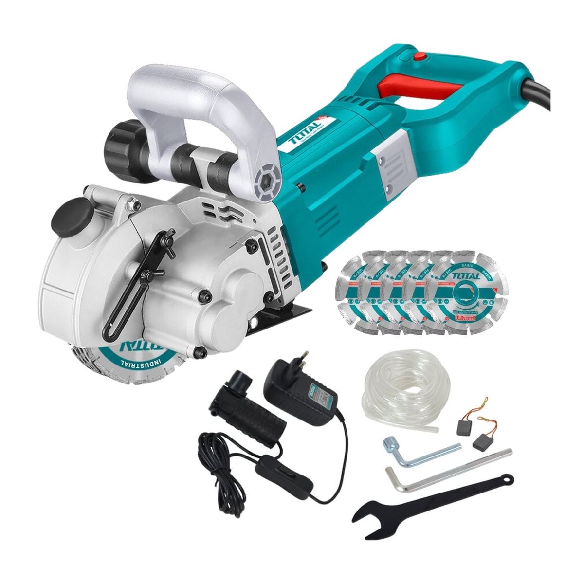 TOTAL TOOLS - Acanaladora ranuradora de pared concreto 3000w Total