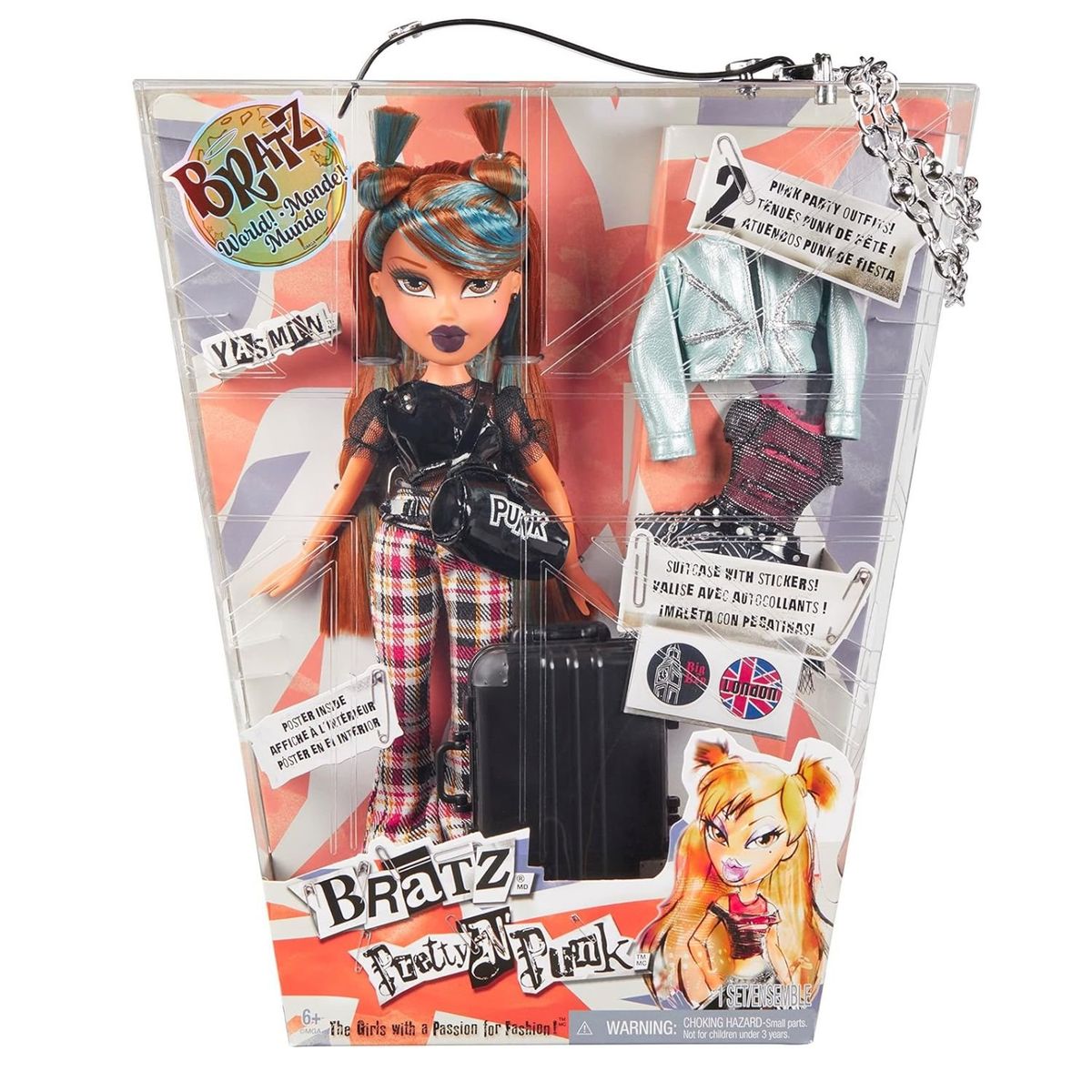 MGA ENTERTAINMENT - Muñeca Yasmin Bratz Pretty & Punk