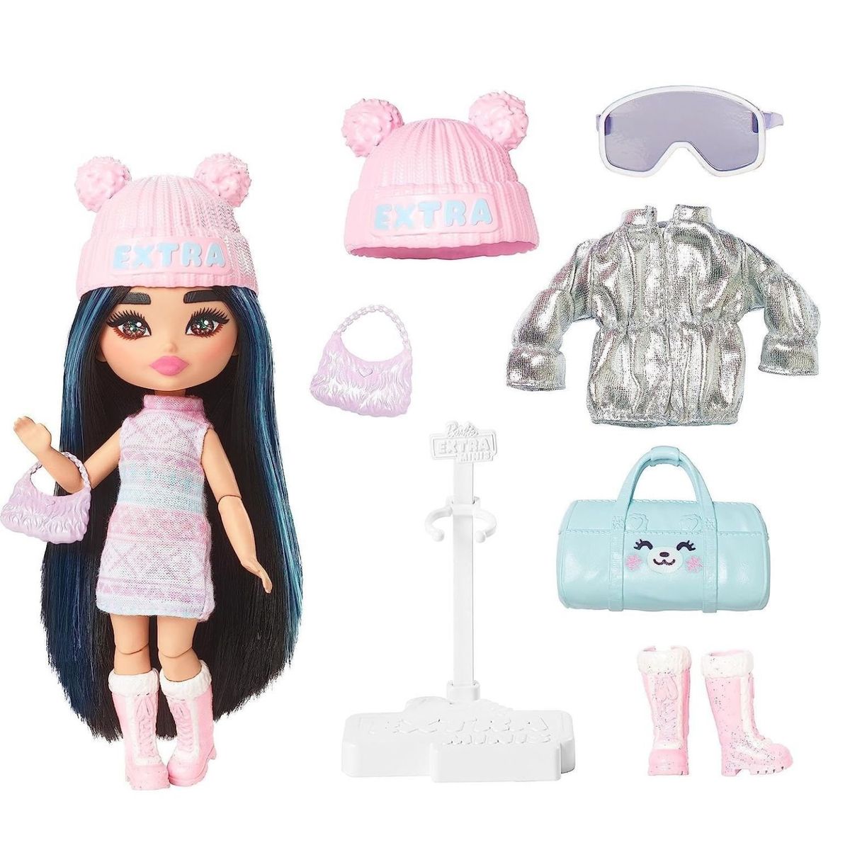 BARBIE - Muñeca Barbie Extra Fly Mini Nieve