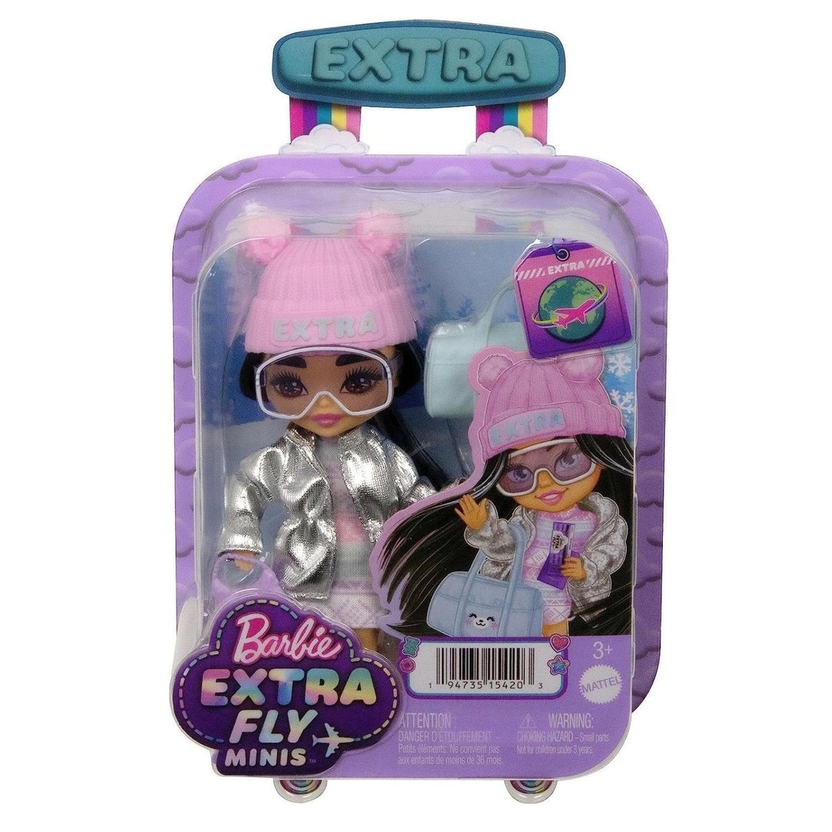 BARBIE - Muñeca Barbie Extra Fly Mini Nieve