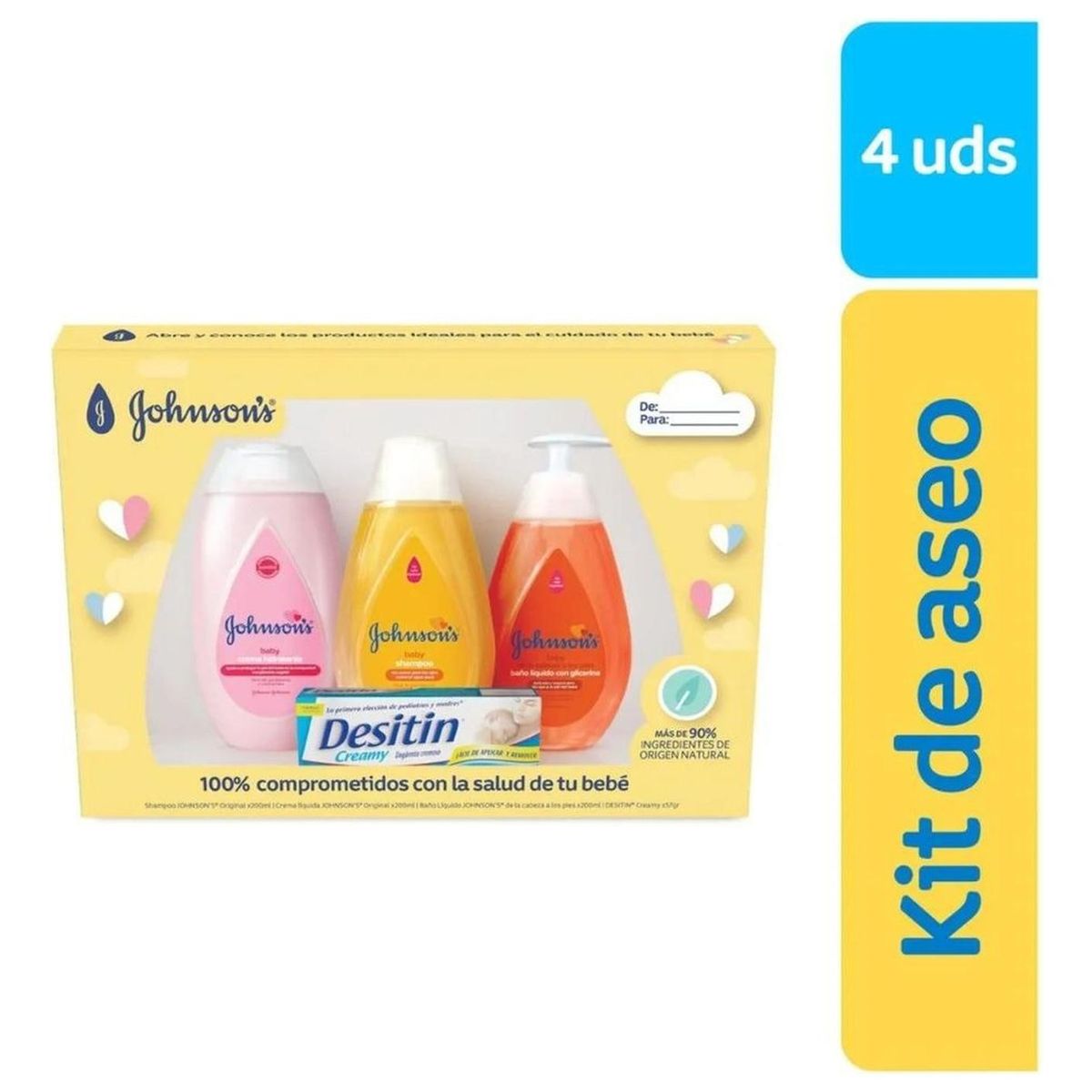 JOHNSON'S BABY - Estuche Grande Johnson Baby 4 Piezas