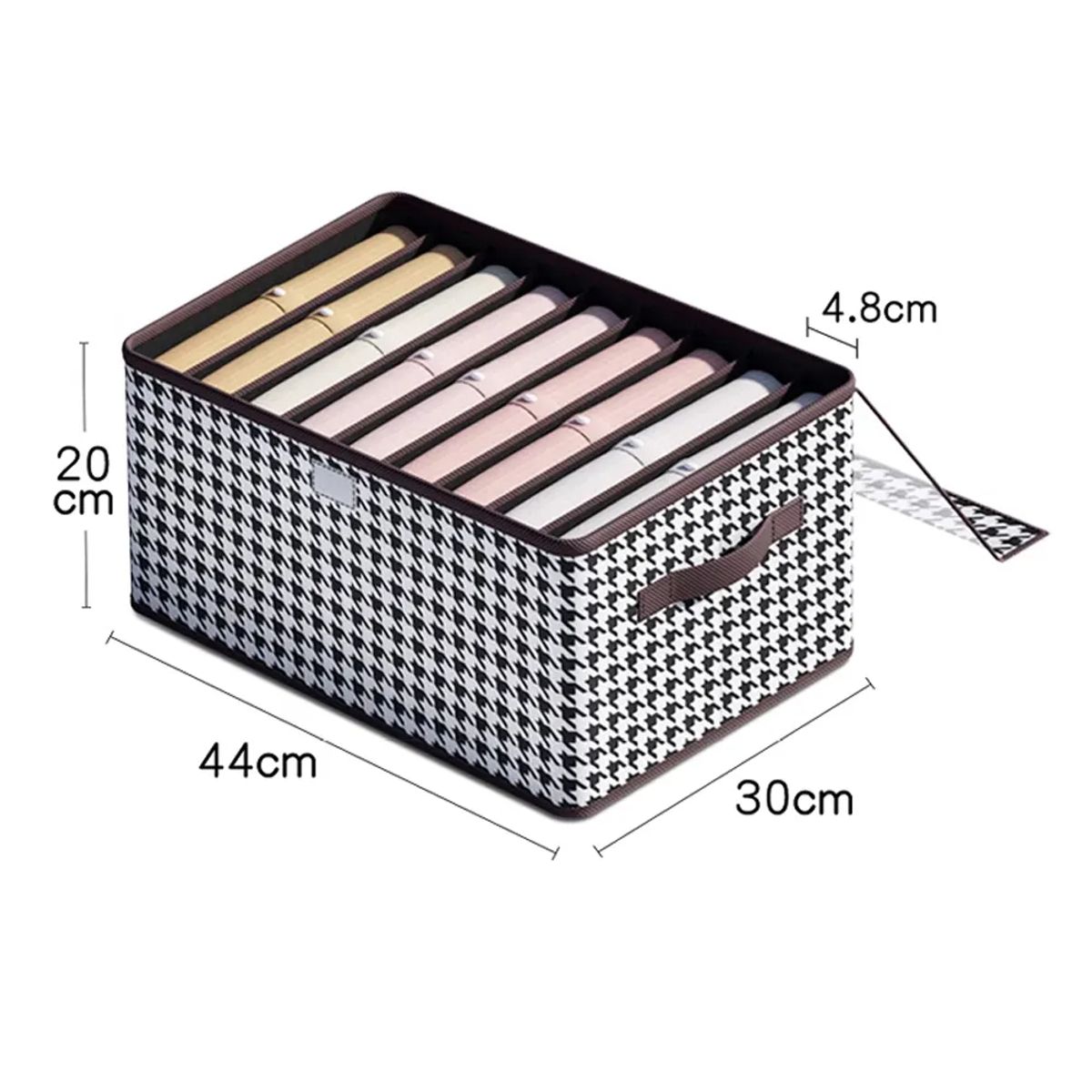 GENERICO - 2 Pcs Caja De Almacenamiento De Ropa Organizadoras Plegable Con Tapa