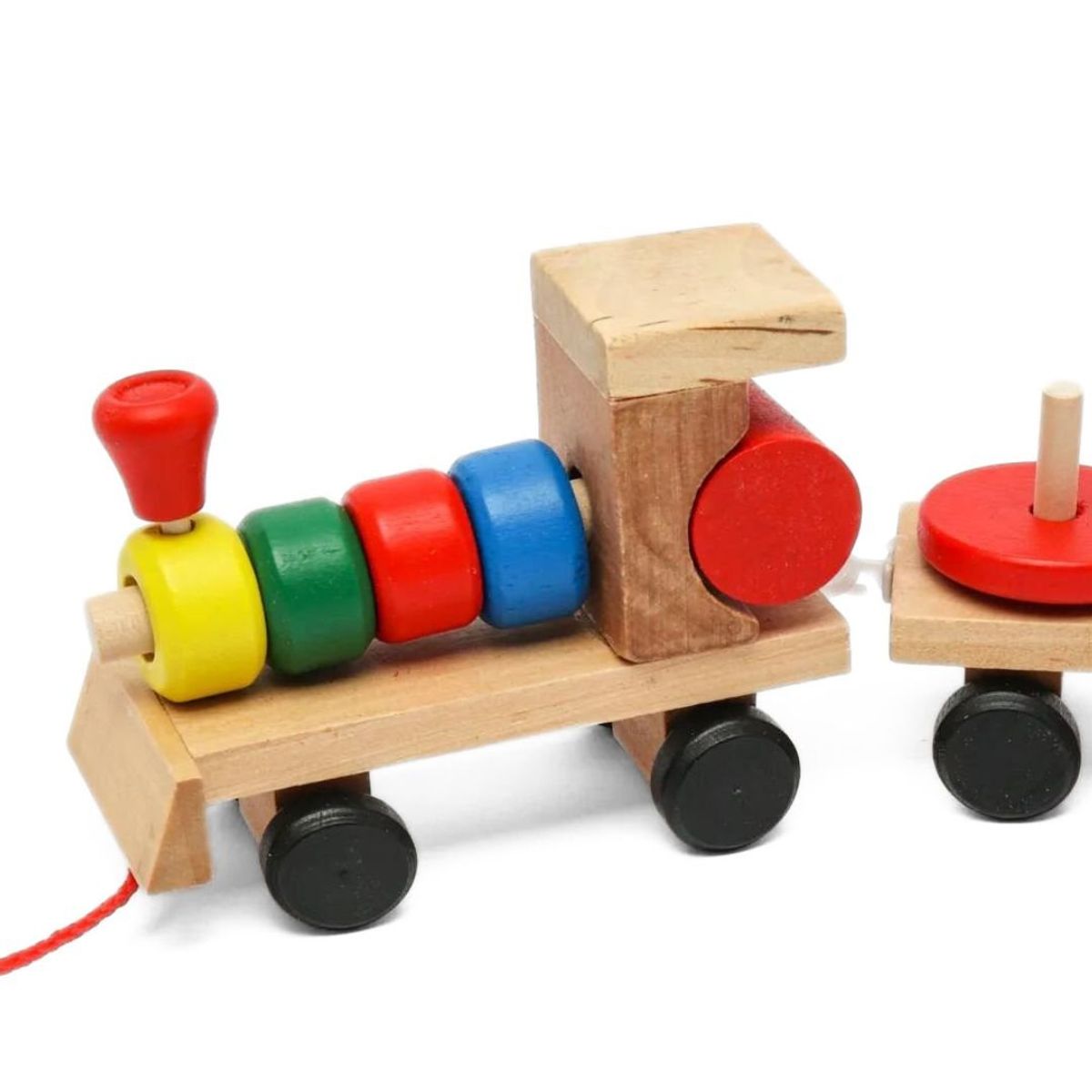 GENERICO - Tren Madera Didáctico Encaje Figuras Geométricas