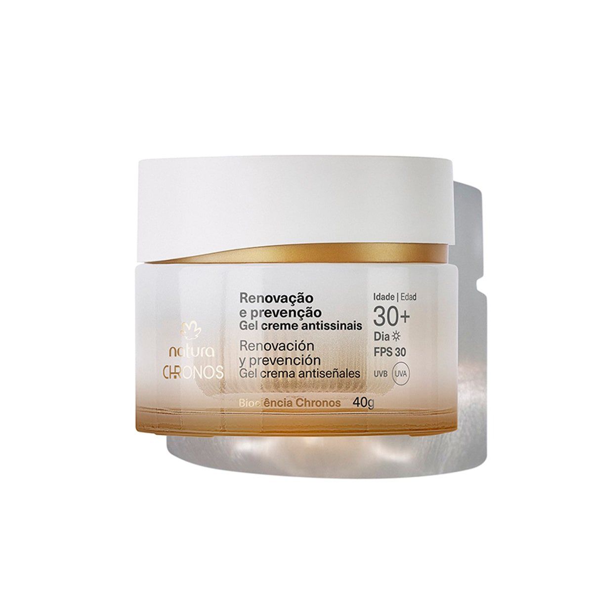 NATURA - Chronos Gel crema antiseñales renovación y prevención 30+ día 40 g