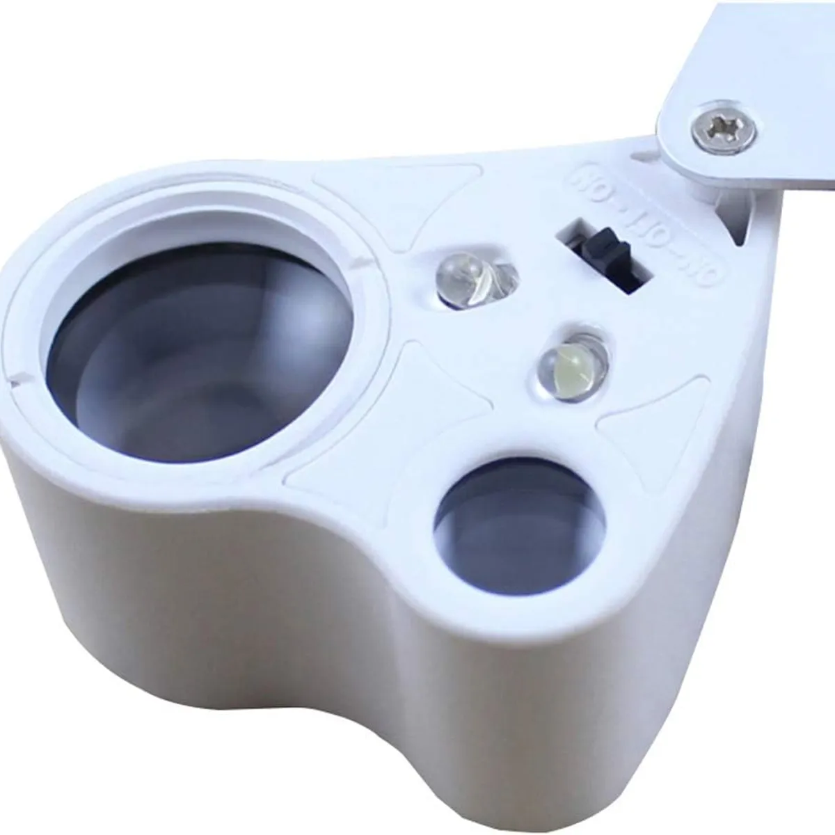 GENERICO - lupa 30x y 60x entomologica doble lente con luz led