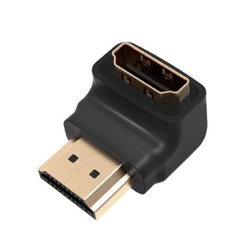 XTECH - ADAPTADOR XTECH HDMI-HEMBRA A HDMI-MACHO, ANGULO 90° P/N: XTC-344
