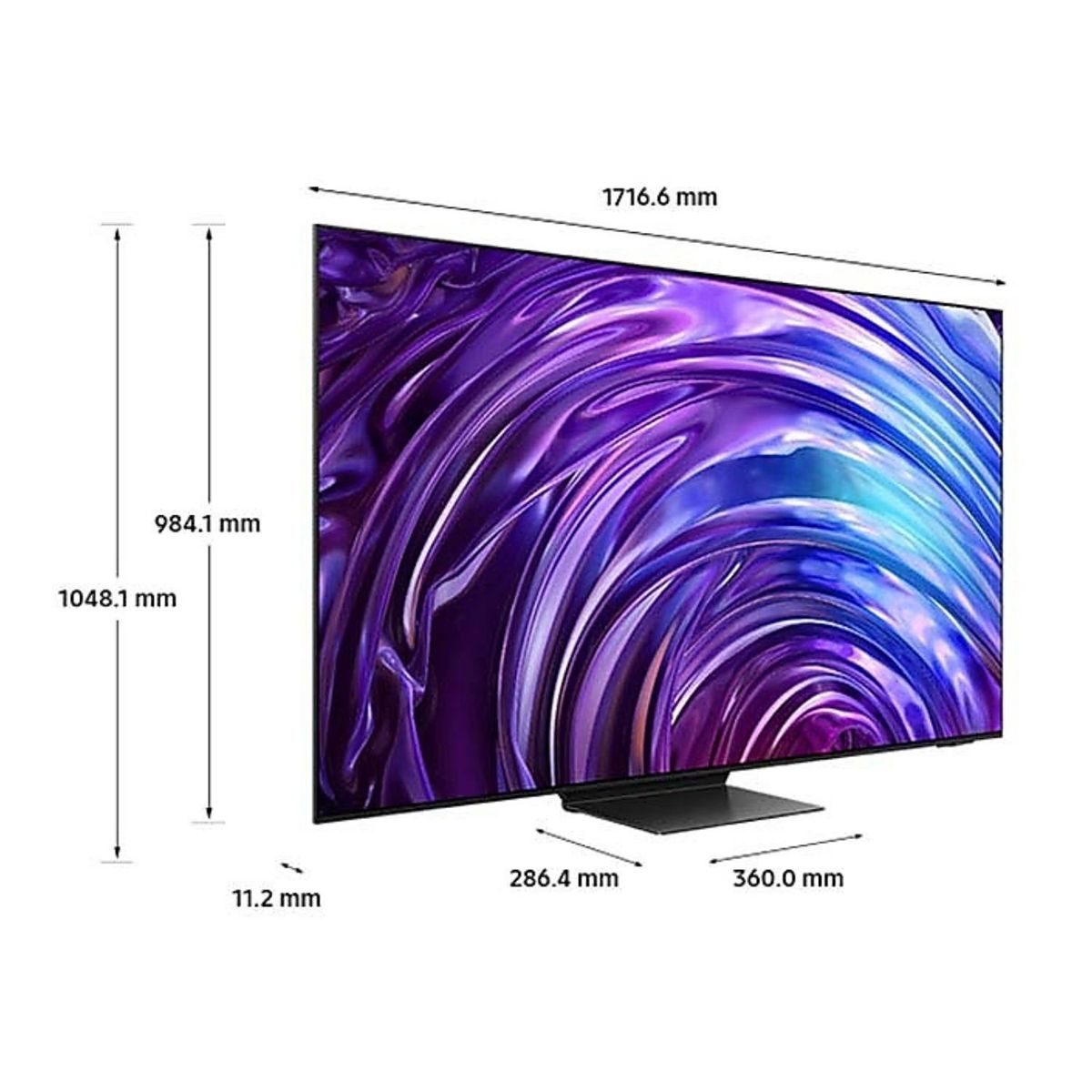 SAMSUNG - Televisor Samsung 77'' OLED S95D 4K Tizen OS Smart TV - Nuevo 2024