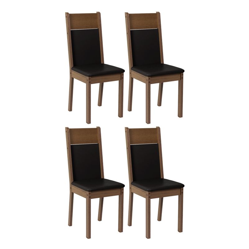 MADESA - Kit de 4 Sillas de Comedor 4280