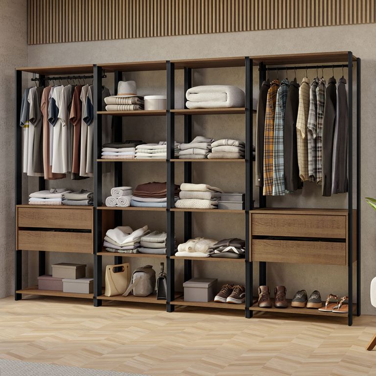 Ropero Modulado Abierto Valencia 258 cm 02 | Sodimac Perú