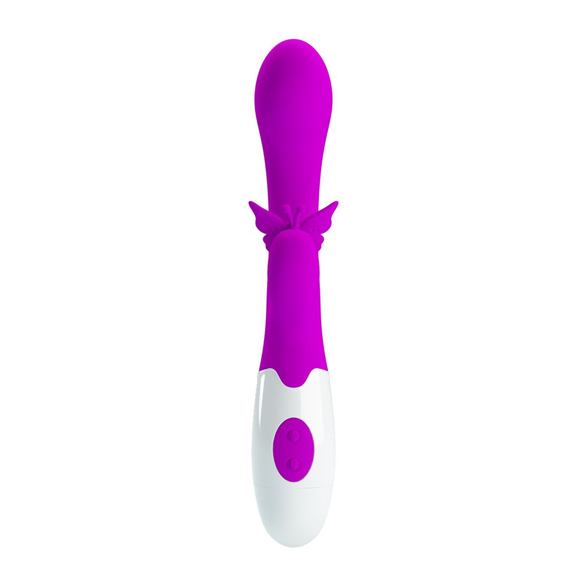 PRETTY LOVE - Vibrador Silicona Estimulación Dual Intensa Juguete Sexual 30 Modos