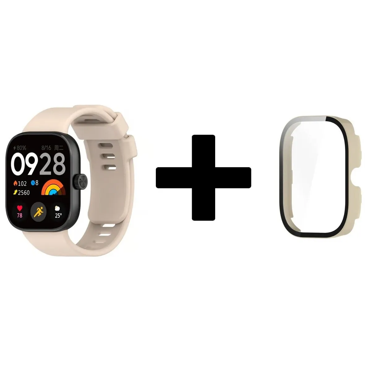 GENERICO - Correa Silicona para Xiaomi Redmi Smart Watch 4 + Bumper