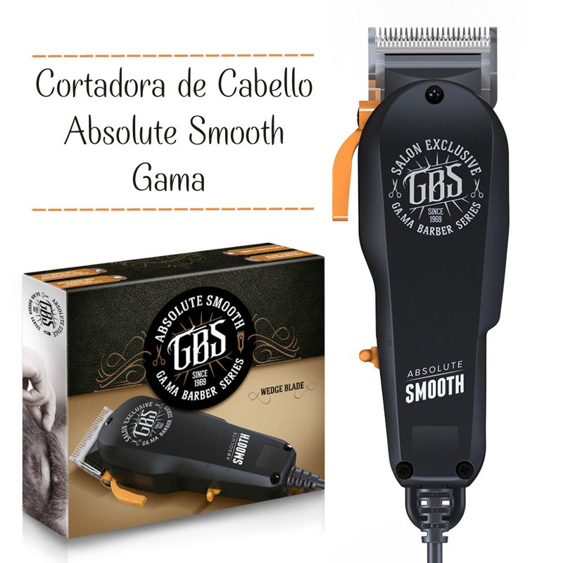 GAMA - Maquina Cortadora de Cabello GAMA Barber Series GBS Absolute Smooth