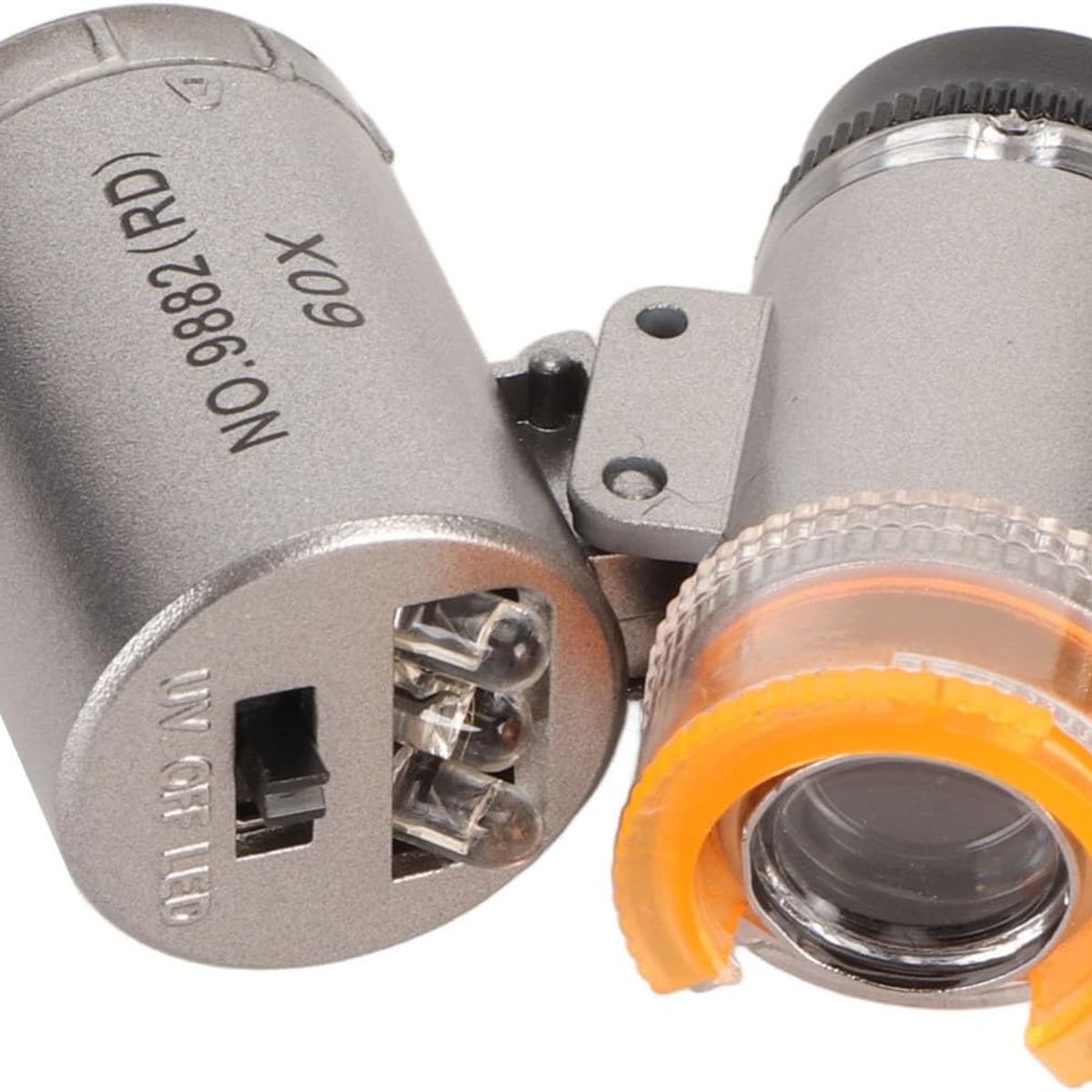 GENERICO - Mini Lupa Microscopio 60x con Luz Led