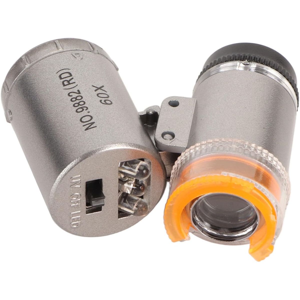 GENERICO - Mini Lupa Microscopio 60x con Luz Led