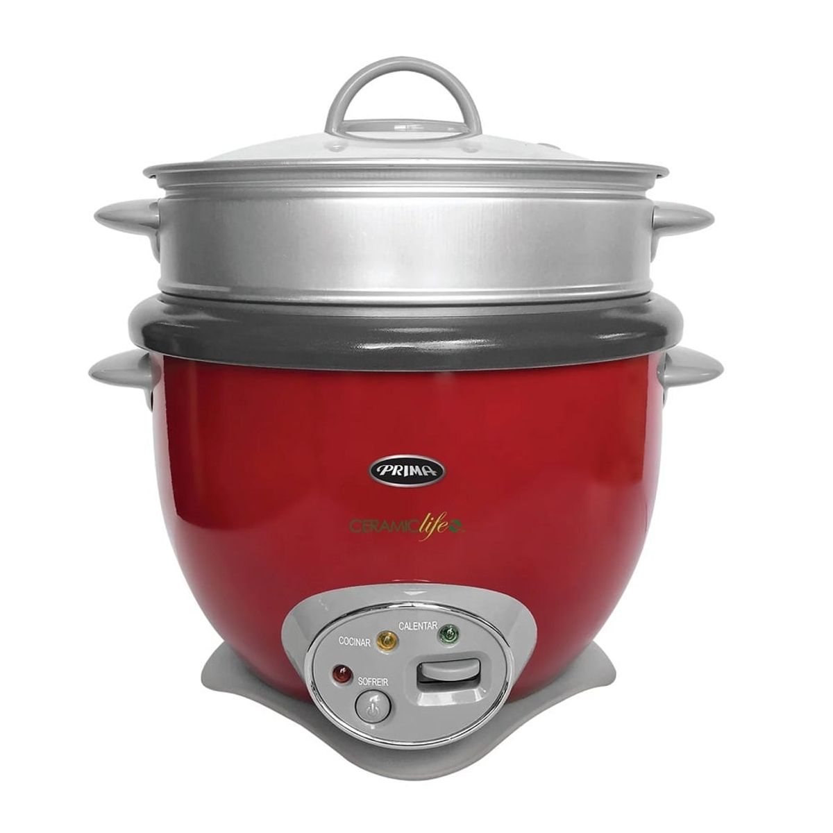 PRIMA - Olla Prima RC1018D-R Arrocera Multiusos 1.8 Litros Rojo