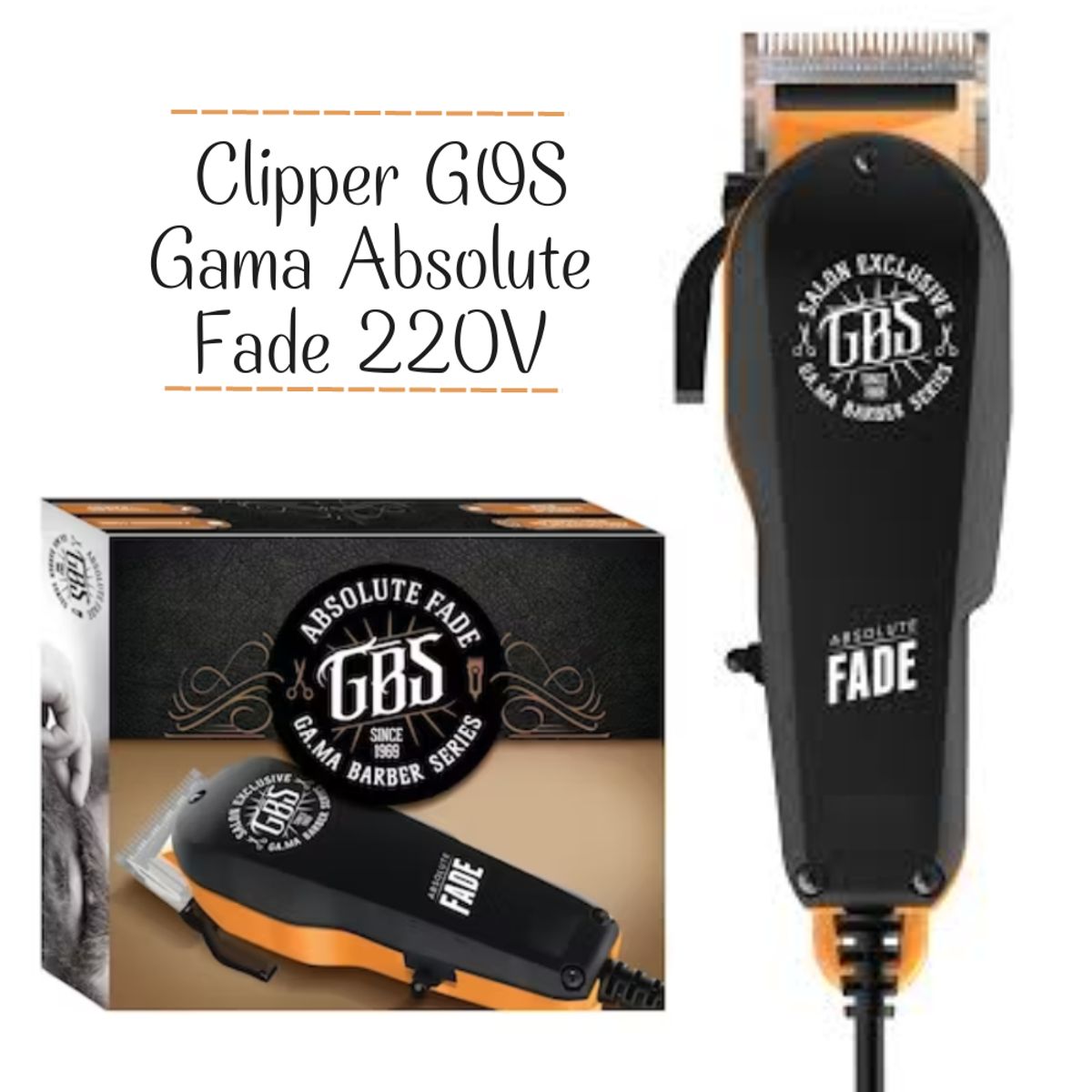 GAMA - Maquina Gama Barber Series GBS Absolute Fade