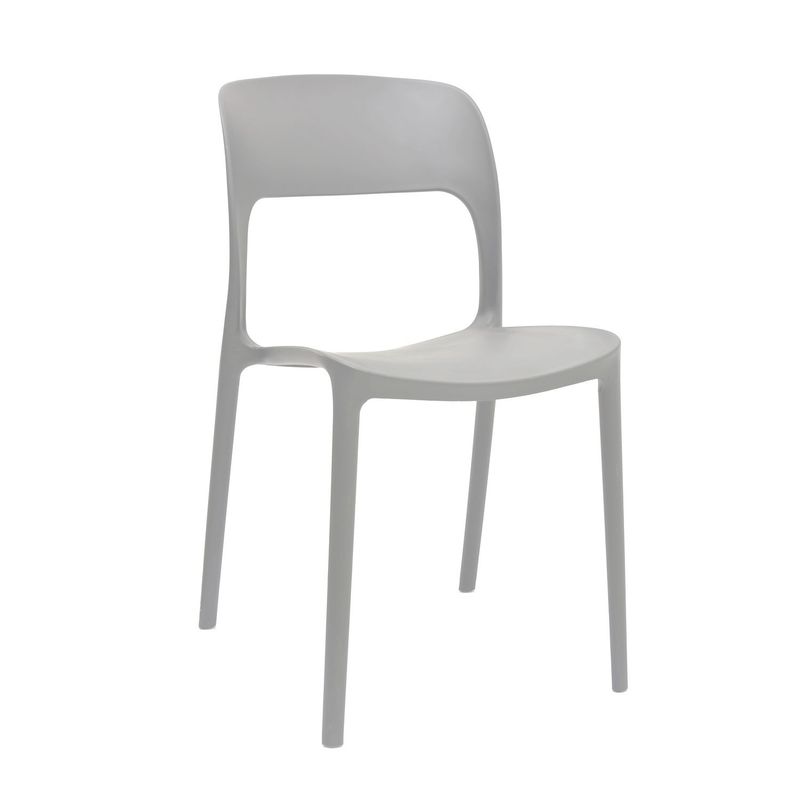 BONNO - Silla de Comedor Obi Gris Bonno