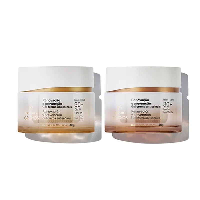 NATURA - Kit Tratamiento Antiseñales Chronos Día + Noche 30+