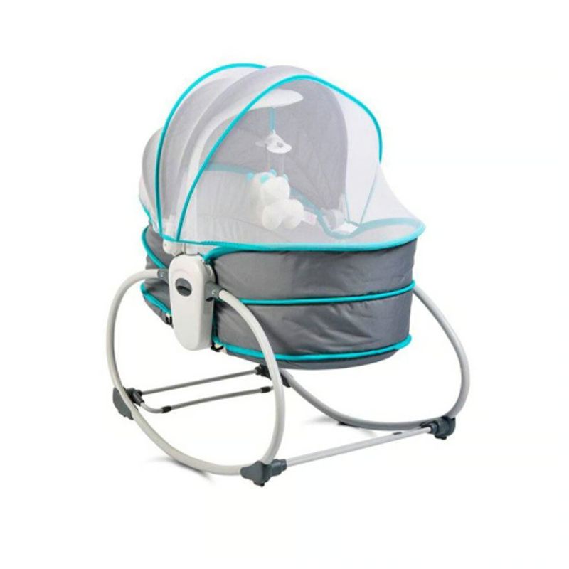 GENERICO - SILLA MECEDORA MOISÉS PORTÁTIL MULTIFUNCIONAL 5 EN 1 NIÑO