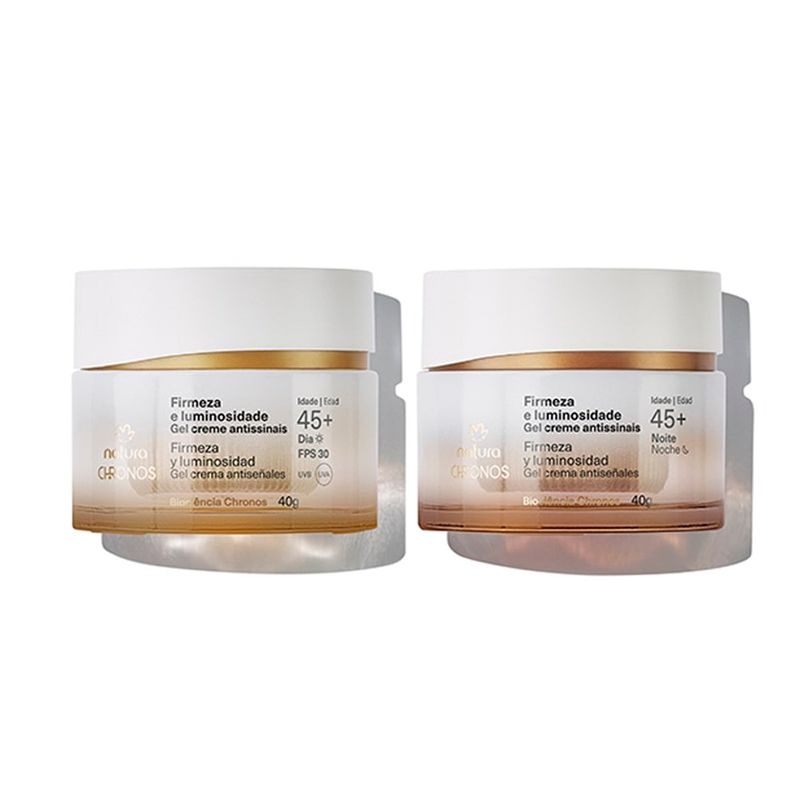 NATURA - Kit Tratamiento Antiseñales Chronos Día + Noche 45+
