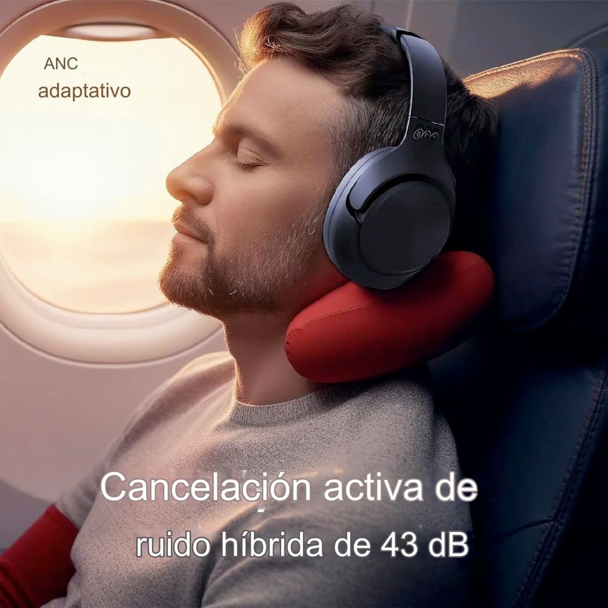 QCY - Audífonos Inalámbricos QCY H3 - 70h Anc Activa- Azul