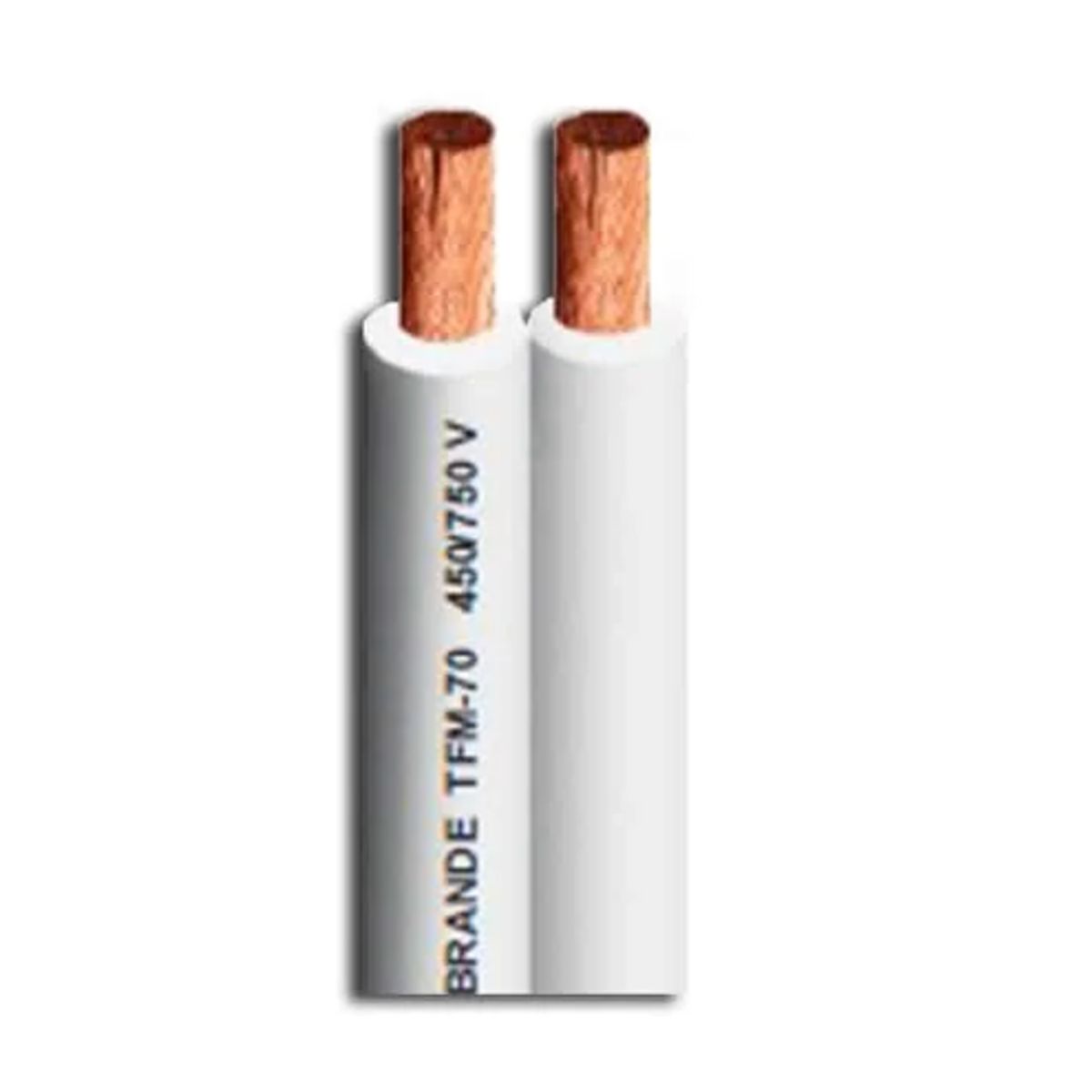 GENERICO - Cable Mellizo Blanco 14AWG 031350 BRANDE x Metro