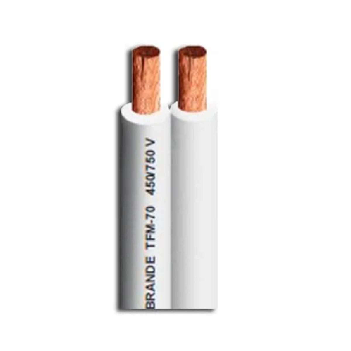 GENERICO - Cable Mellizo Blanco 14AWG 031350 BRANDE x Metro