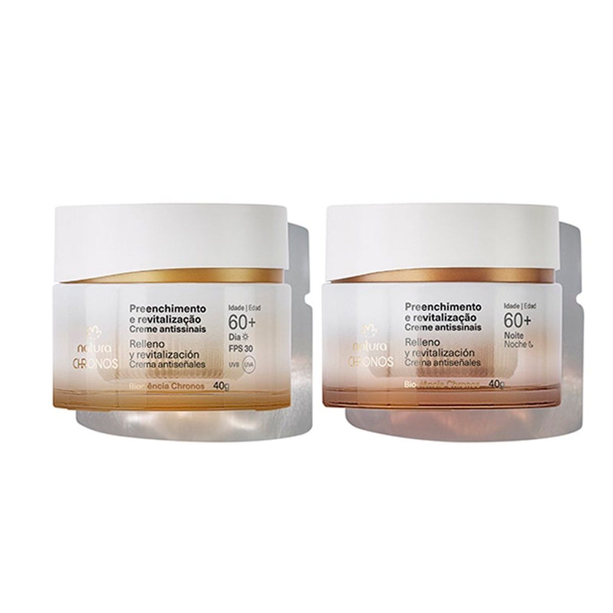 NATURA - Kit Tratamiento Antiseñales Chronos Día + Noche 60+