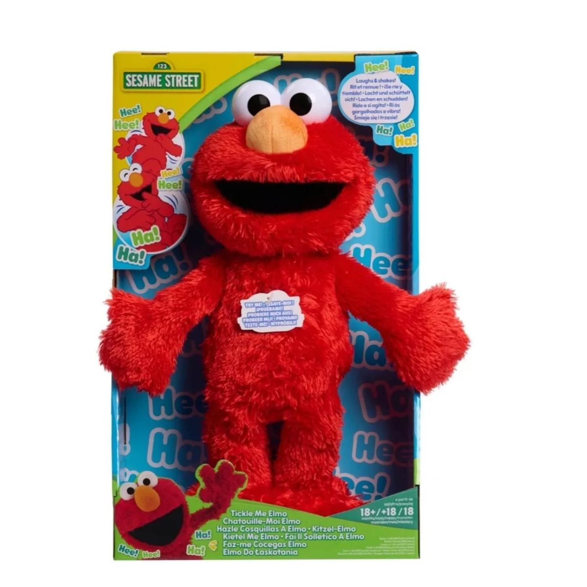 PLAZA SESAMO - Peluche Elmo Riete Conmigo