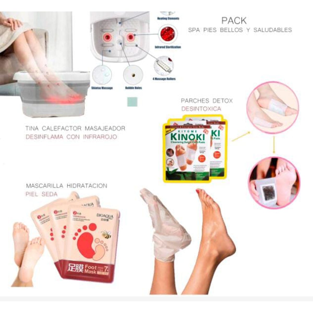 GENERICO - PACK SPA PIES BELLOS SALUDABLES