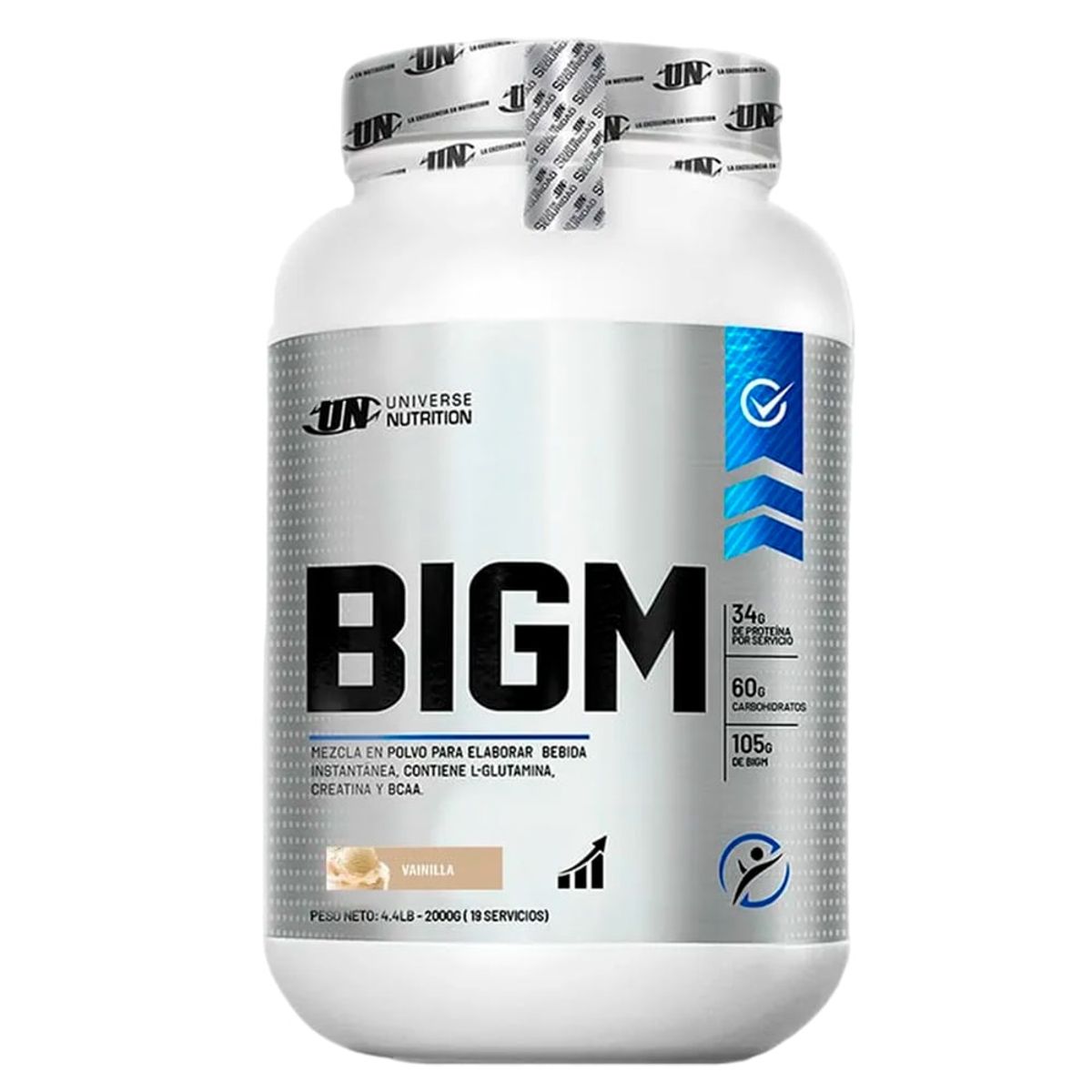 UNIVERSE NUTRITION - Proteína UN Bigm 2 kg Vainilla+Creatina Myprotein 250gr+Shaker