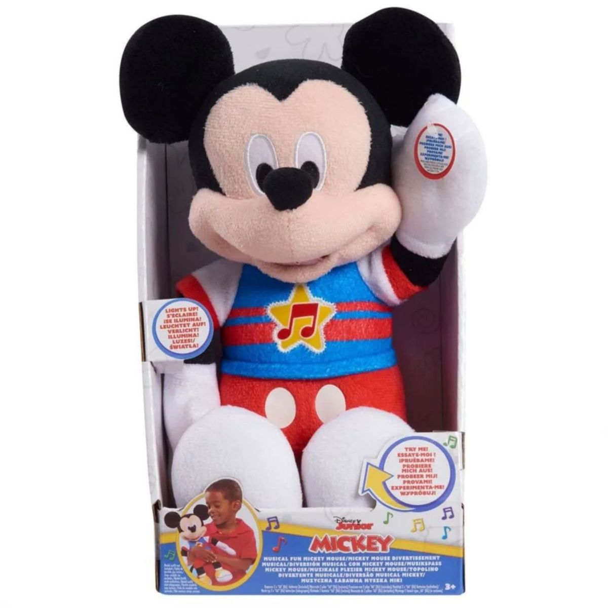 DISNEY - Muñeco Peluche Mickey Mouse Cantante