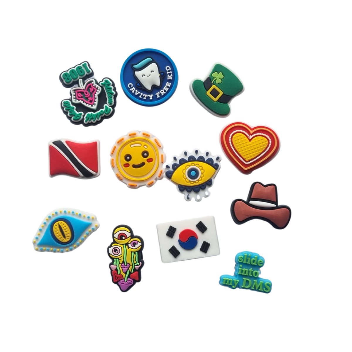 GENERICO - Accesorios Para Crocs Pack x 12 - Variante 1