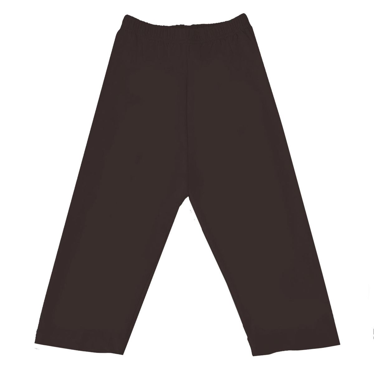GENERICO - Pantalon sin pie - 100% algodón - Marron Oscuro