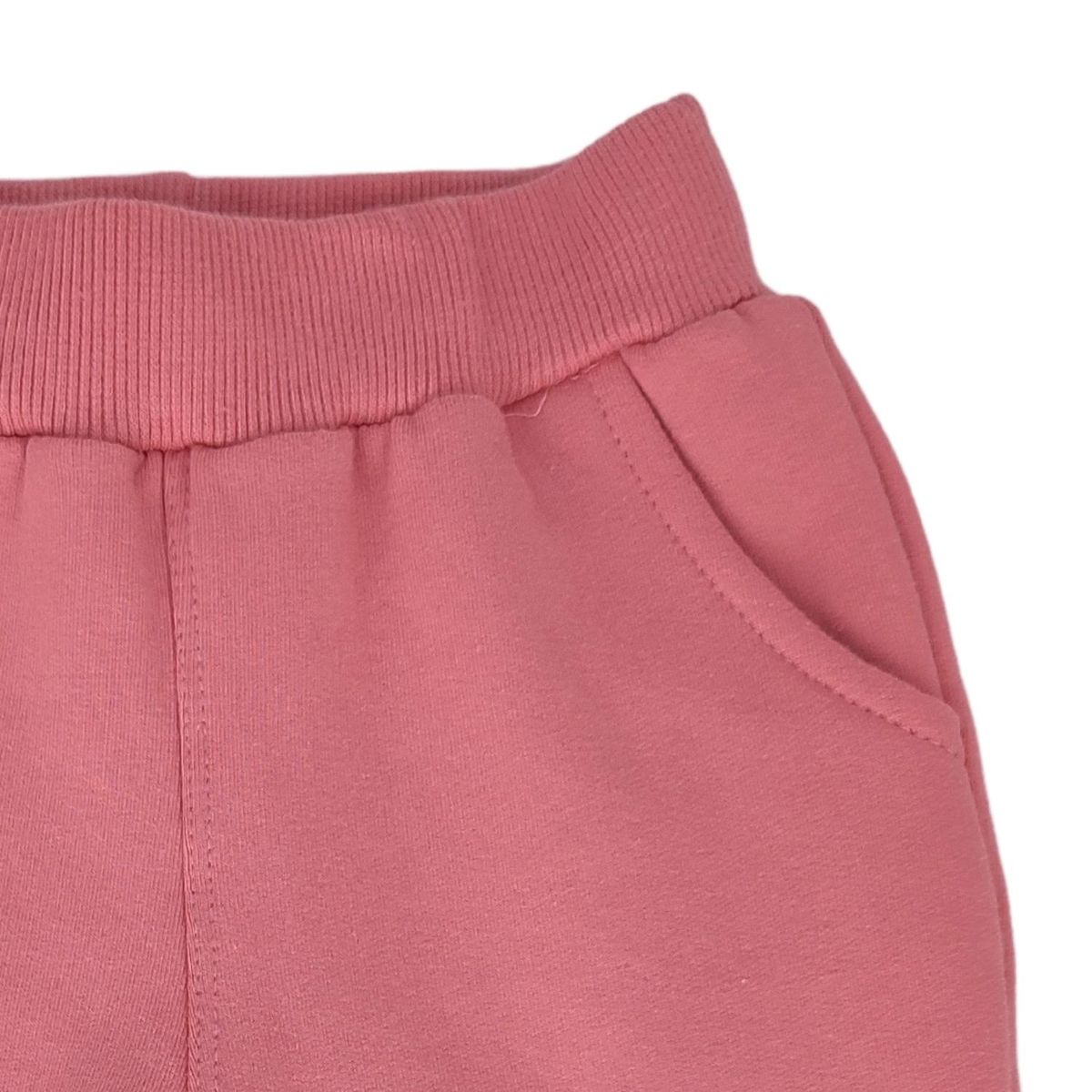 GENERICO - Pantalon Bebe Jogger - French Terry - Palo Rosa