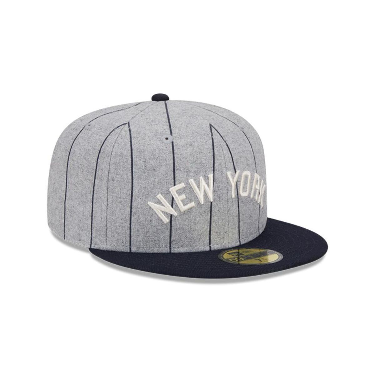 New Era - Gorra 59Fifty New York Yankees Heather Pinstripe Grey