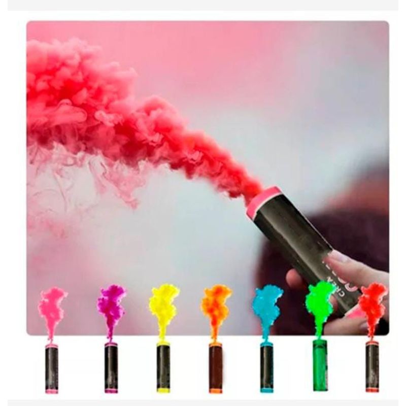 GENERICO - HUMO de Color de 12 cm Matrimonios /Cumpleaños 1 und