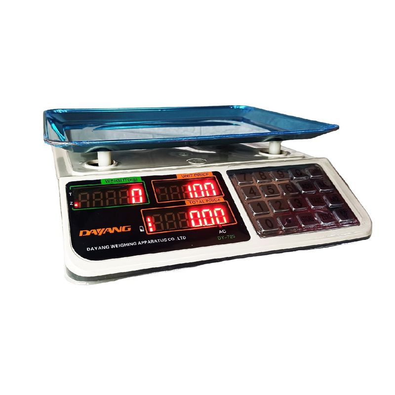 GENERICO - Balanza Digital Bodeguera 40 Kg Doble Pantalla Dayang Teclado de Acero