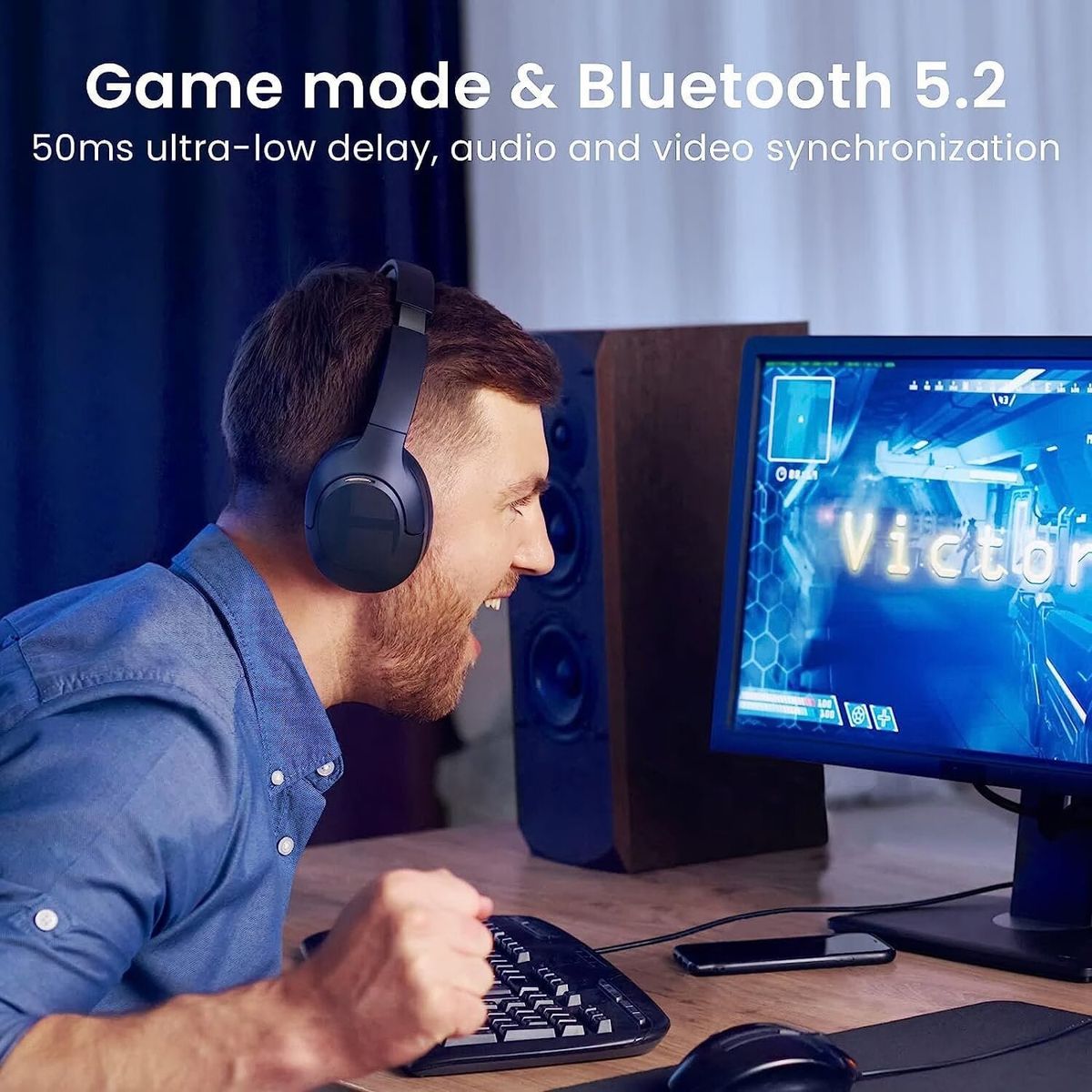 HAYLOU - Audífonos Bluetooth Haylou S35 ANC - Azul