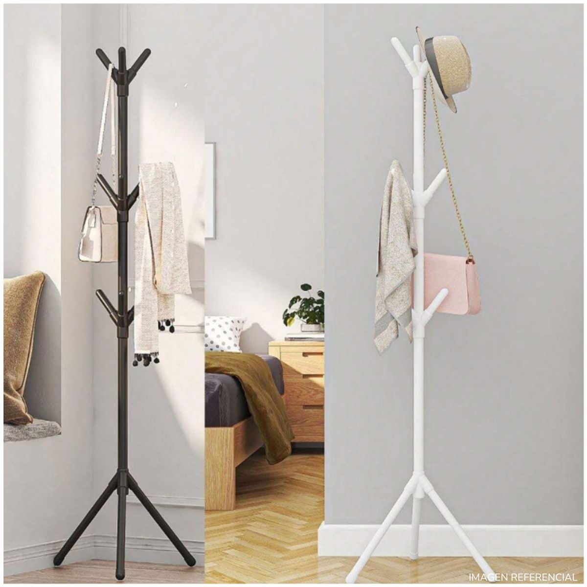 GENERICO - Perchero de pie Estante Organizador Colgador