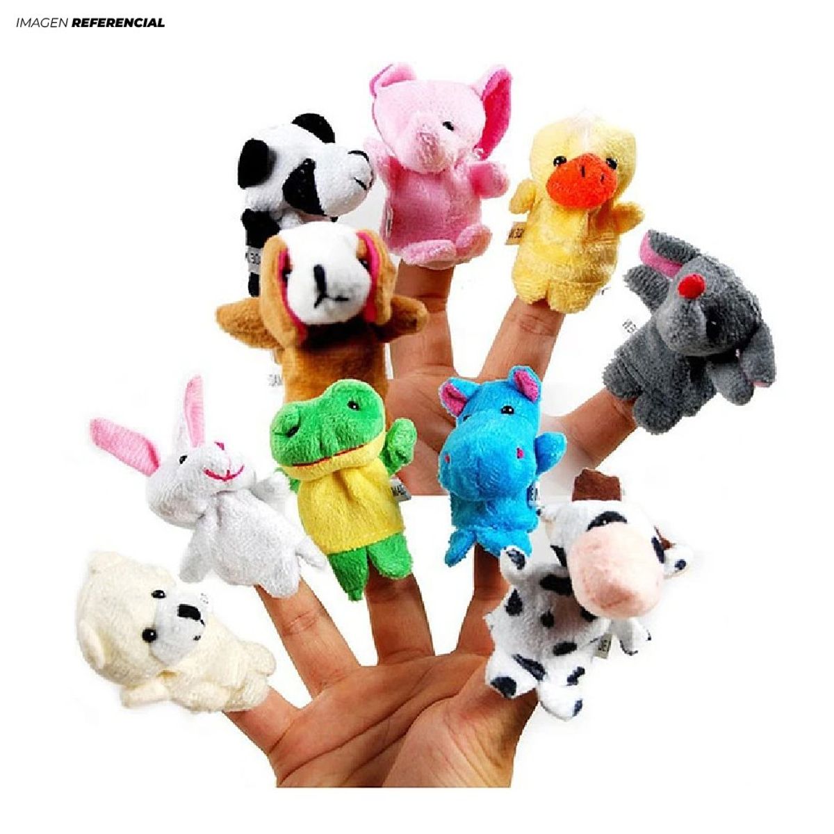 GENERICO - Juguete Didáctico Títeres de Dedo de Animales Variados