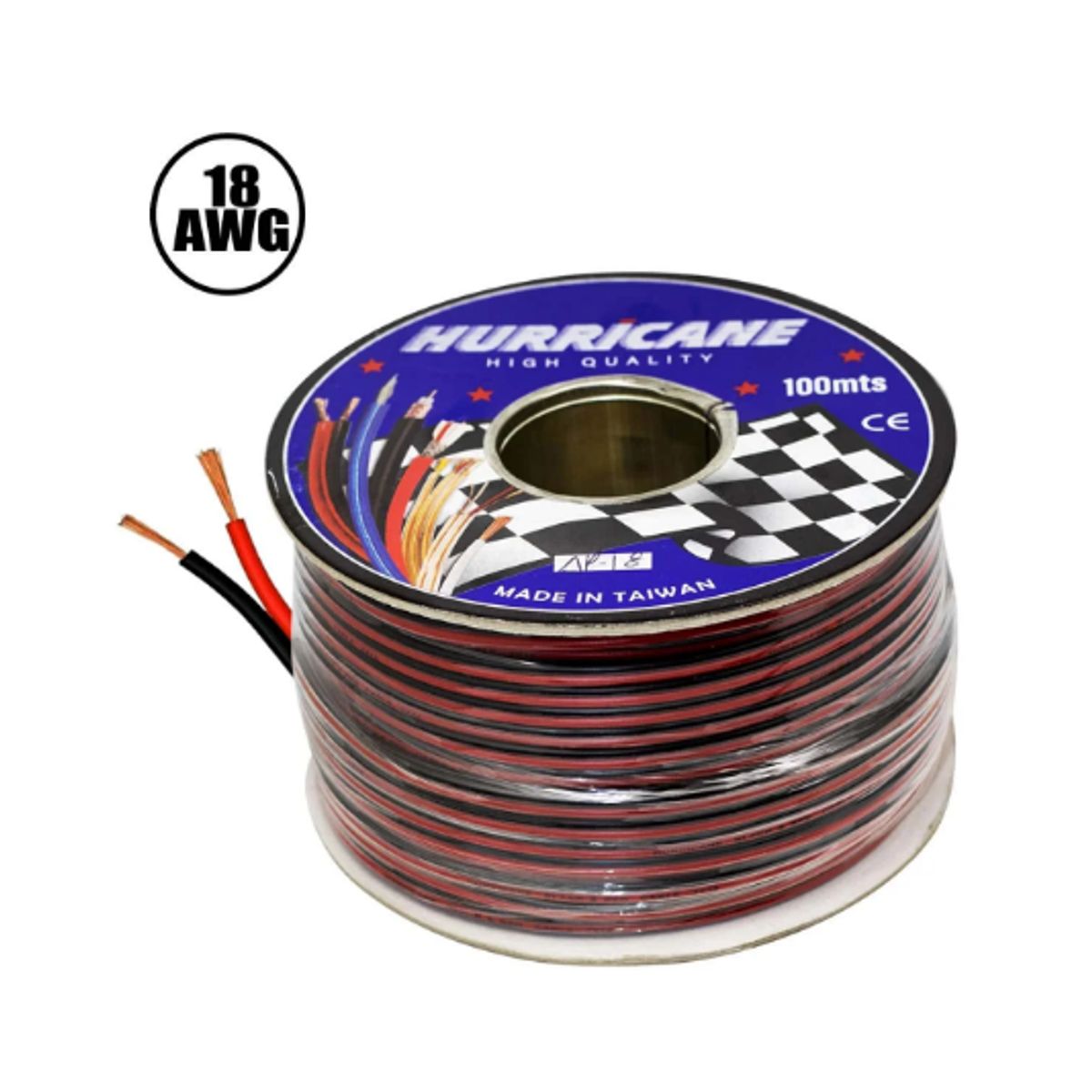 HURRICANE - Cable Mellizo RN 18AWG 100Mts AP-18 HURRICANE