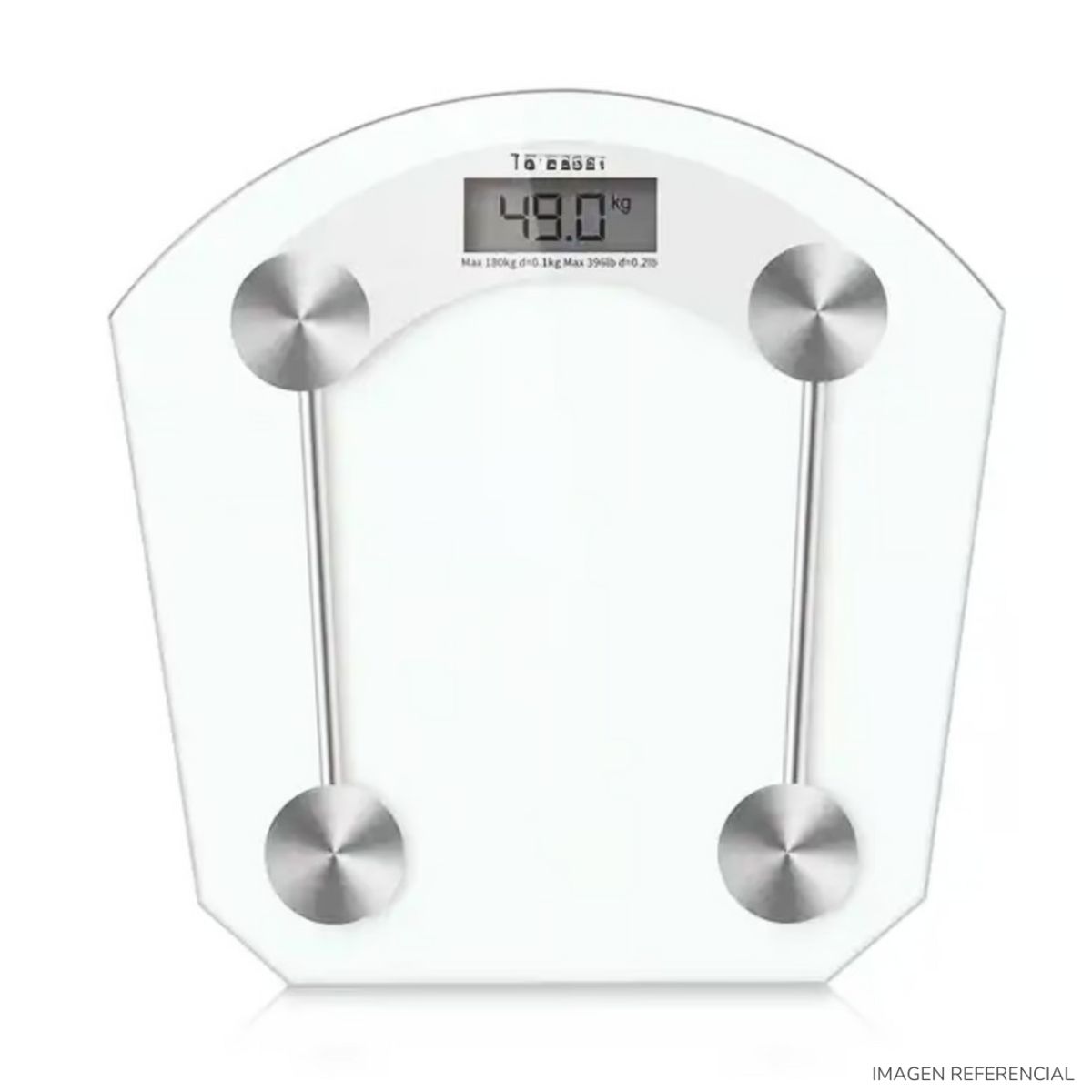 GENERICO - Balanza digital de vidrio elegante