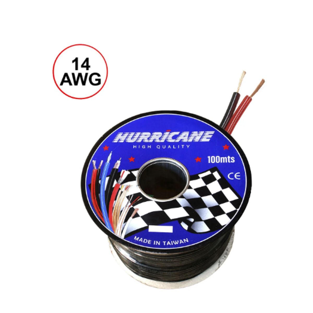 HURRICANE - Cable Mellizo RN Cristal 14AWG AP-1250-MT HURRICANE x Metro