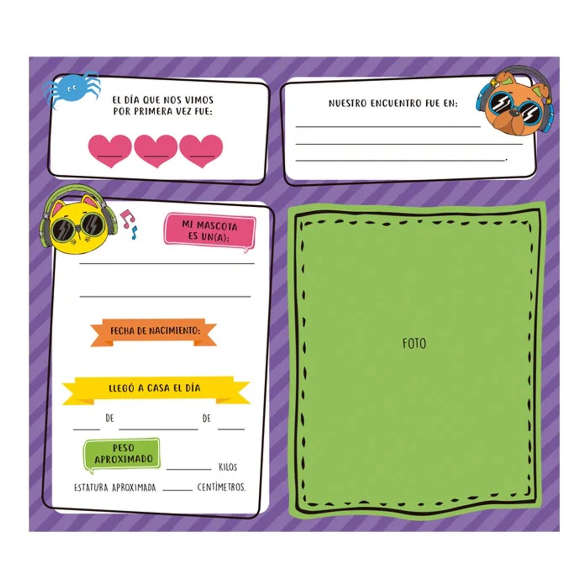 GENERICO - Libro El Álbum de mi Mascota